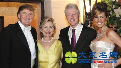 特朗普VS希拉里：昔日盟友成政治宿敌