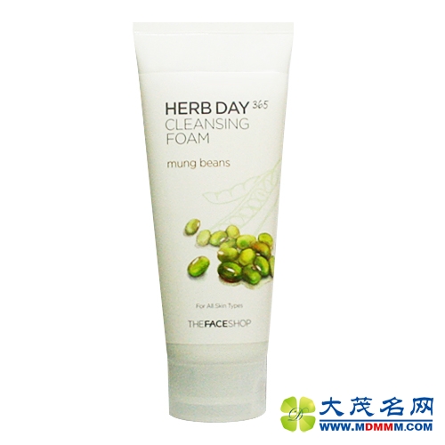 菲诗小铺每日草本绿豆泡沫洁面膏 170g