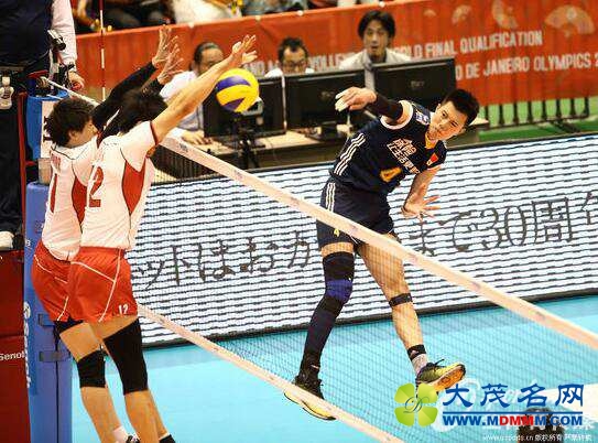 奥预赛-中国男排3-0强势首胜 拦网14-3碾压日本