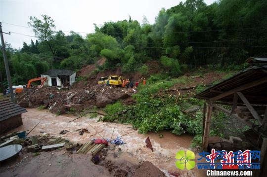 杭州建德山体滑坡6名失联人员均已找到(图)