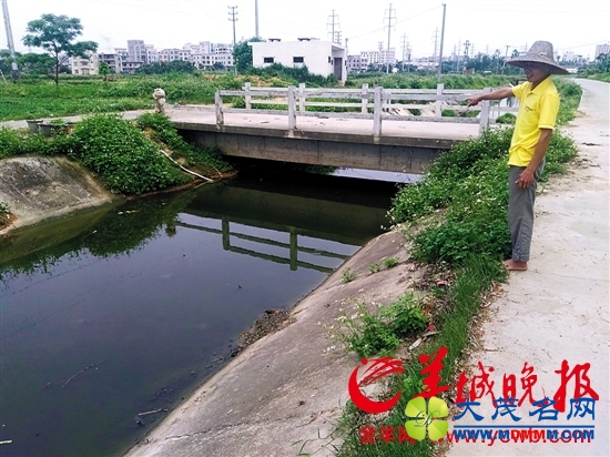 污染河水流入水库