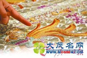 “隆诗”大婚潮绣抢戏 潮绣大师详解龙凤褂（图）