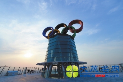 北京新地标诞生：奥林匹克塔永久悬挂五环标志(图)