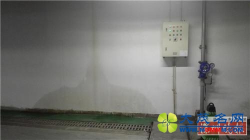 深圳一小区52户漏水 手一碰墙就喷水