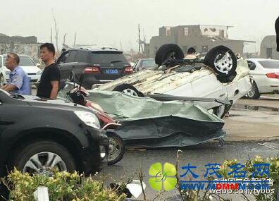 江苏风灾已致51死 未来6小时仍有强对流天气