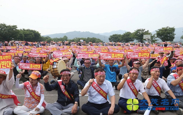 “萨德”部署地居民誓要全力阻止“萨德”进驻（网页截图）