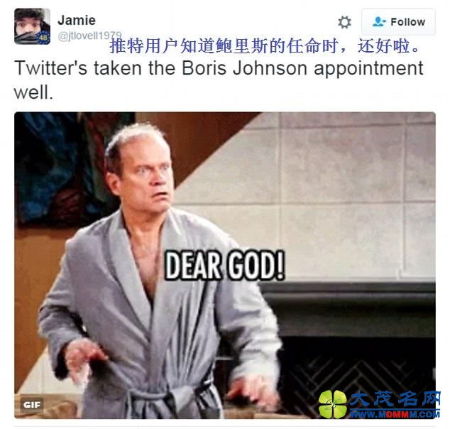 英国外交大臣刚上班就得罪美国 还不受网友待见
