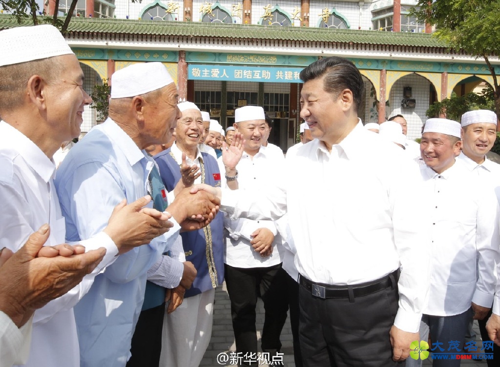 习近平参观银川清真寺：望继续发扬爱国爱教传统(图)