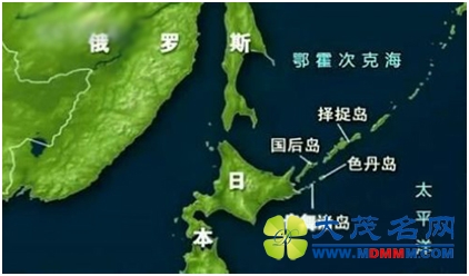 南千岛群岛地图