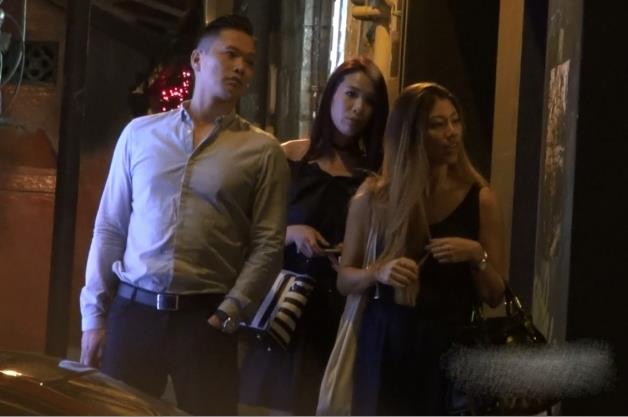 胡杏儿老公又约港姐！夜晚带庄思明吃私房菜