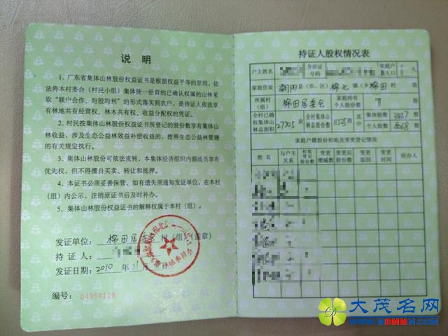 广东潮汕一村委扣留山林股权证 上访村民遭诬陷被打