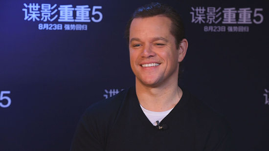 专访《谍影重重5》马特·达蒙：不保证还会再次回归