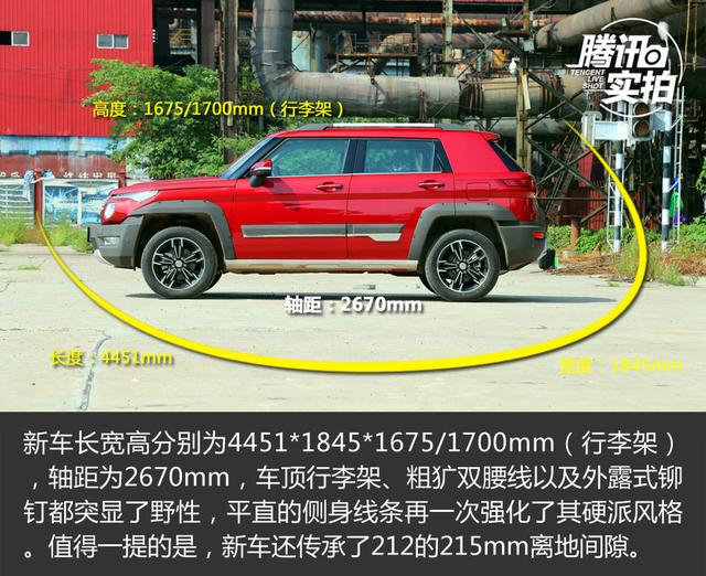 北京汽车BJ20将于9月10日上市 致敬BJ212