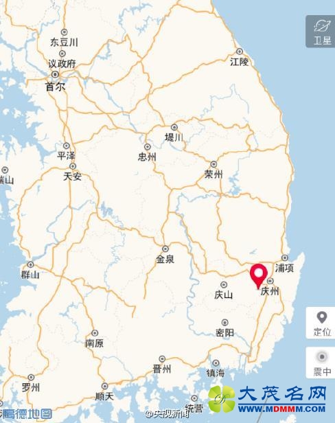 韩国东南部连发两次5级以上地震 首尔有震感