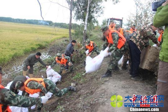 乌苏里江上中游发生洪水 黑龙江4万亩农田被淹