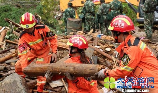 浙江遂昌山体滑坡遇难人数上升至17人 仍有10人失联
