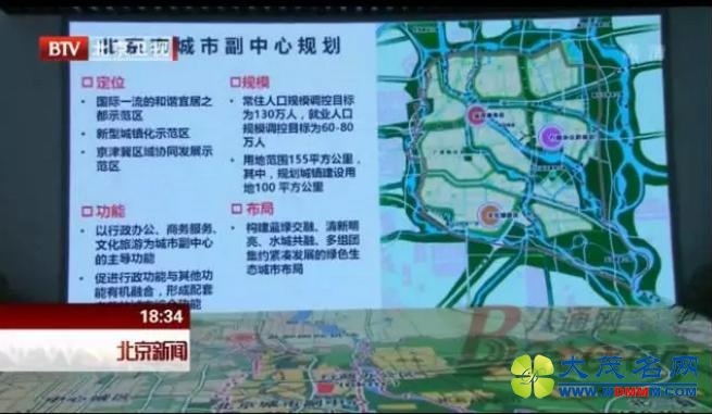 北京代市长蔡奇上任后首调研 视察北京副中心建设情况
