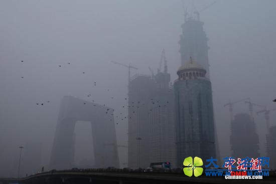 中国自北向南现大范围空气污染天气 环保部专项督查