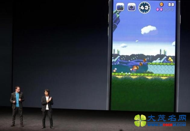 宫本茂在iPhone发布会上介绍马里奥手游
