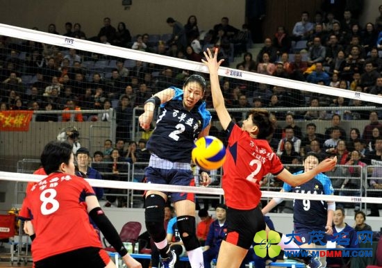 王一梅6分辽宁3-1浙江 郎平助教赞颜妮拦网一流